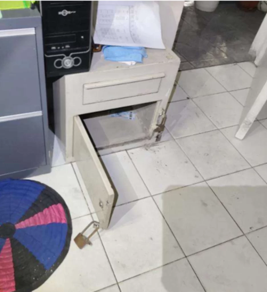 Office storage area involved in burglary loss insurance claim handled by PowerWealth
