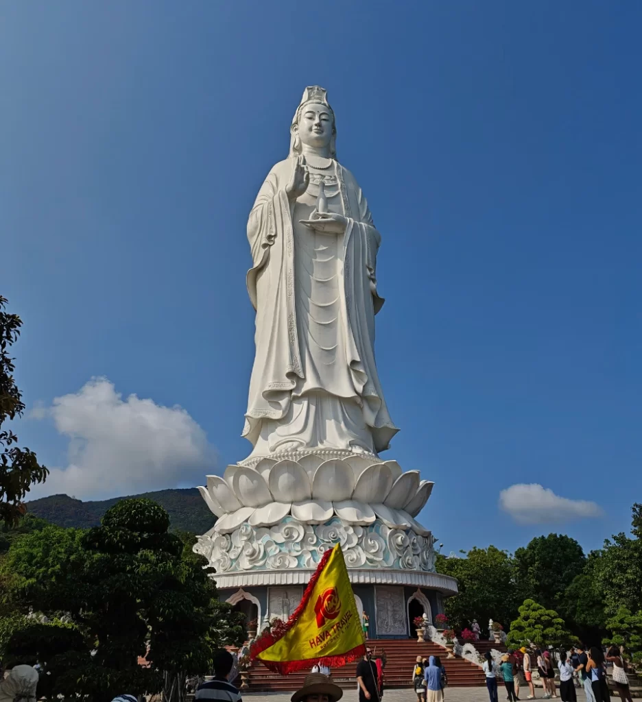 Lady Buddha statue in Da Nang during PowerWealth Vietnam trip